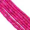 Venta caliente transfronteriza pieza de hebilla de concha natural cuentas sueltas agujero recto cuentas de disco teñidas accesorios para collar de cuentas