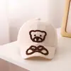 Gorra de Béisbol Infantil Primavera Bordado de Letra Inglesa Estilo Occidental Moda Versátil Sombrero de Sol para Bebés Niños y Niñas Tendencia