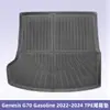 Adequado para Genesis G70 Combustível 2022-2024 Material 3D para Todas as Condições Climáticas Tapete de Chão TPE Tapete de Porta-Malas