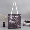 Bolsas de Algodón Estilo Chino Personalizadas para Estudiantes, Bolsas de Lona Promocionales en Blanco con Código QR e Impresión de Logo para Almacenamiento