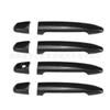 Adecuado para Subaru Legacy B4 Lishi manija de puerta galvanizada patrón de fibra de carbono decoración negra