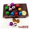 Sinos de Metal Coloridos de Fila Única Sino de Natal 22mm Enfeites de Sino Pintados Sino de Cobre Pequenos Sino Galvanizado