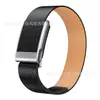 Pulseira WHOOP de couro integrada adequada para pulseira 5.0 MG, modelo esportivo padrão, pulseira acessório com moldura de metal, transfronteiriço