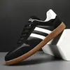 Zapatillas de Entrenamiento Alemanas para Hombre para Todas las Estaciones, Zapatillas de Entrenamiento Alemanas Deportivas Modernas Retro Casuales para Hombre, Tenis Planos, Tenis Blancos, Tenis Transfronterizos