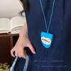 Colgante Creativo para Cuello Magnético Color Cuero Disco Soporte para Gafas Collar para Mujer Dopamina Soporte para Gafas de Sol Cordón Accesorios Collar