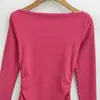 Ropa de mujer al por mayor estilo europeo y americano transfronterizo, nueva para principios de otoño, de un solo hombro, hombros descubiertos, ajustada, bodycon, vestido largo Rachel