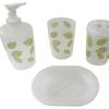 Juego de baño caliente de 4 piezas, juego de baño de plástico de 4 piezas juego de baño estampado de 4 piezas juego de baño de 4 piezas