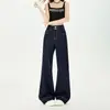 Antirrugas, Fluido, Elasticidade em Quatro Direções, Caimento Solto, Não Apertado nas Pernas, Perna Larga, Levemente Flare, Botão Duplo Ykk, Branco Puro, Ajuste na Cintura, Emagrecimento, Jeans Fresco