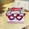 Atmosfera de Natal Sino Chifre Armação de Óculos Máscara para Festa à Fantasia Máscara de Fantasia Fofa de Desenho Animado para Feriado