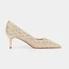 Zapatos de Tacón Alto Apuntados Hechos a Medida Transfronterizos de Fábrica Original para Mujer con Tacones Finos, Adecuados para Cheongsam, Zapatos de Boda de Correa Única