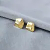 Brincos Clássicos de Pequeno Meteorito, Estilo Nicho de Luxo, Novo Luxo Leve, Design Irregular Simples, Brincos com Superfície Brilhante Exquisita para Mulheres