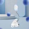 Serie Spaceman Creativa Mini Lámpara de Mesa Pequeña Luz Cálida con Clip Dormitorio Protección Ocular Lámpara de Aprendizaje Lectura Luz de Noche de Cabecera