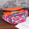 Nova Camuflagem Pequena Flor Dupla Esportes Cintura Bolsa Viagem Ao Ar Livre Trendy Crossbody Bolsa Camuflagem Casual Moda Cintura Bolsa