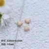 Corazón de Aleación Cuentas de Dibujos Animados de Colores Separadas por Cuentas Cadena para Teléfono Móvil Material DIY Accesorios de Joyería Pulsera Hecha a Mano