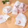 Bolsa de Regalo de Dulces Temática Arcoíris Xiyin Temu Transfronteriza Bolsa Decorativa para Fiesta Estilo Bohemio Temática Arcoíris