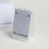 Calendario de Escritorio de Gama Alta al por Mayor, Negocio Sencillo, 4 Tamaños Disponibles, Venta Directa de Fábrica, Soporte para Logo Corporativo Personalizado