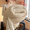 Manta Grossa de Tafetá de Inverno para Quarto, Sofá, Escritório, Sesta, Manta de Cama de Cashmere