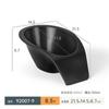 Vajilla de melamina A5 plato para olla caliente negro creativo plato para barbacoa barbacoa imitación porcelana plato rectangular para carne tazón comercial