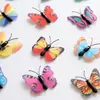 4-16cm Gipsofila Mariposa 3D Estéreo Brillo Manualidades de Mariposa PVC Mariposa de Simulación