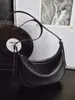 Nova Bolsa Meia-Lua de Cor Sólida Outono/Inverno 2025, Bolsa de Ombro Transversal Estilosa e Moderna Estilo Coreano, Bolsa de Mão Minimalista Bolsa de Axila