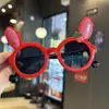Gafas de Sol para Niños Lindo Conejito Niños Conejo Fresa Gafas de Sol Protección Solar Anti-UV Dibujos Animados