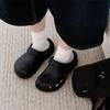 Sandálias de Verão para Exterior à Beira-Mar em Cor Sólida, Estilo Japonês, Tamancos Estilo Birkenstock para Mulheres, Solado Macio de EVA, Confortáveis, Modernas, Sandálias de Duas Vias
