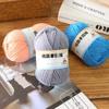 4 hebras de lana acrílica de grosor medio, bola de lana para muñeca, material artesanal, bolsa de poliéster, gancho, zapato, cojín, bolsa, hilo trenzado