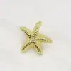 Botones Metálicos Cosidos a Mano con Forma de Estrella de Mar, Botones de Estrella de Cinco Puntas, Abrigos, Chaquetas de Plumas, Suéteres de Terciopelo Doble Cara, Camisas, Botones Pequeños Fragantes