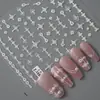 Adesivos de Unha Artística para Meninas Bonitas Celebridade da Internet Ultra-Finos Menina Mágica Shin-Chan Decalques de Unha Série de Desenhos Animados Joias para Dedos