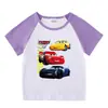 Roupa de Verão Nova Infantil para Menino Roupa de Duas Peças Casual Esportiva Shorts de Ciclismo Camiseta de Manga Curta Shorts
