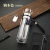 Copo separador de chá e água, copo de vidro com bolhas de borosilicato alto, copo duplo para carro, copo de presente, negócios masculinos, alto valor de cor