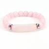 Especial transfronterizo para 8 pulsera de puente de piedra natural pulsera simple moda elástica cuentas ajustable punto al por mayor