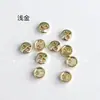 Botões de Bronze Super Mini com Dois Furos de 3-8mm Acessórios para Roupas de Bonecas B Boneca de Pano Pequena DIY com Botões de Metal