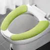 Pegatinas Adhesivas para Asiento de Inodoro con Adsorción Electrostática, Adecuadas para Todas las Estaciones, Lavables, para el Hogar y Viajes, Almohadillas para Asiento de Inodoro sin Rastro