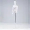 Accesorios para Maquetas de Vestidos de Novia, Escaparate de Tienda de Ropa Femenina, Maniquí de Cuerpo Entero Blanco y Negro, Soporte de Exhibición para Vestidos
