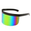 Gafas de sol deportivas para exteriores para hombre y mujer, 4143 integradas, de máscara grande, antivaho, coloridas