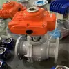 Válvula de Bola Neumática de Puerto O de Acero Inoxidable Q641F-16P 304L 310S 321 316L 904L 2205 2507