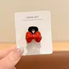 Pinza de Garra Pequeña con Strass de Estrella de Cinco Puntas en Forma de Corazón para Mujer, Pinza de Garra Exquisita de Gama Alta para Medio Cabello, Accesorio para el Cabello Tipo Pinza de Tiburón