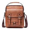 Bolso Cruzado Bolso de Hombro para Hombre Mochila Vertical Retro Bolso Portátil de Negocios para Hombre Cartera Jeep Bolso Nuevo de Cuero para Hombre