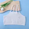 Ropa interior sin costuras ligera para niñas en período de desarrollo adolescente, sujetador tipo camisola deportiva para estudiante de secundaria, cómoda
