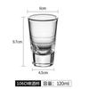 Caneca de vidro temperado por atacado, caneca de cerveja comercial, caneca octogonal para bar, KTV, caneca de bebidas alcoólicas domésticas, caneca de uísque, quarteto