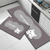 Tapete Antideslizante Resistente a Manchas para Piso de Cocina Tapete Drenaje para Encimera Tapete Antideslizante de Barro de Diatomeas para el Hogar Tapete para Pies de Baño Tapete Absorbente de Agua Rápido para Puerta de Entrada