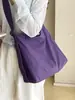 Yuezi 2026 Verano Nuevo Bolso Cruzado Simple de Nailon, Bolso de Hombro Versátil Artístico a Cuadros, Bolso de Mano de Moda