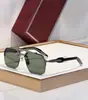 Óculos de Sol Sem Aro Metalizados Personalizados Jmm Silverton Moda Transfronteiriça Pilot Proteção Solar Retrô Top