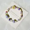 Pulsera de Cerámica Jingdezhen Nueva Pulsera de Cerámica China Joyería Estudiante Estilo Tíbet Cuerda Trenzada a Mano Puesto Regalo para Estudiante