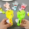 Ventilador de Mano de Dibujos Animados Creativo Fresco de Verano Mini Portátil Pequeño Ventilador para Niños de Tipo Pulsador Manual Portátil