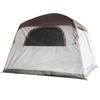 Tienda de Outlet Beige de Doble Capa Inflable para Camping al Aire Libre, Tienda Impermeable con Bomba Infladora, Tienda Personalizable