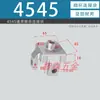 Pieza de Conexión para Pie de Perfil de Aluminio 4040 Tubo Cuadrado 3030 Accesorios de Conexión de Aleación de Aluminio Soporte y Fijación
