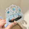 Diadema Corona de Hielo y Nieve para Niños Niña Elsa Princesa Diadema de Baile Hebilla para el Cabello Accesorios de Moda para el Cabello de Bebé
