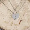 Joyería europea y americana de nuevo amor para mejores amigas, novias, buenas amigas, collar con colgante de costura, venta al por mayor de fábrica